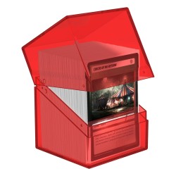 Deck Box - Boulder 100+ - Transparent Ruby