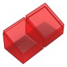 Deck Box - Boulder 100+ - Transparent Ruby