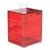 Deck Box - Boulder 100+ - Transparent Ruby