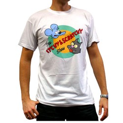 Set - Mug(s) - Les Simpsons - Mug + T-shirt + Badge Simpsons - Itchy & Scratchy