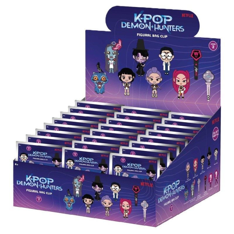 Porte-clefs - Boîte Mystère - KPop Demon Hunters - Foam Bag Clip Series 2