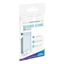 Sleeves - 100 Pcs - American Standard - Board Games - Transparent
