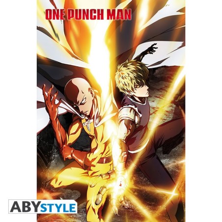 Poster - Rolled and shrink-wrapped - One Punch Man - Saitama & Genos