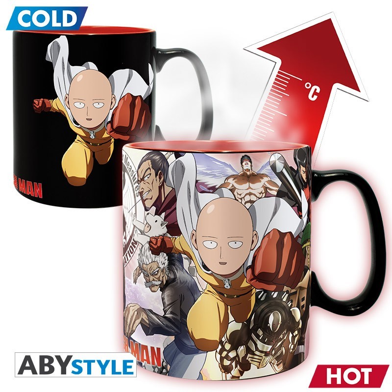 Mug - Thermo-réactif - One Punch Man - Héros