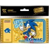 Ticket de collection - Golden Tickets Black Edition - Sonic the Hedgehog - Sonic, le Hérisson