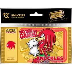 Collector Ticket - Golden Tickets Black Edition - Sonic the Hedgehog - Knuckles the Echidna
