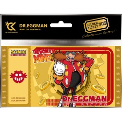 Ticket de collection - Golden Tickets Black Edition - Sonic the Hedgehog - Dr. Ivo "Eggman" Robotnik