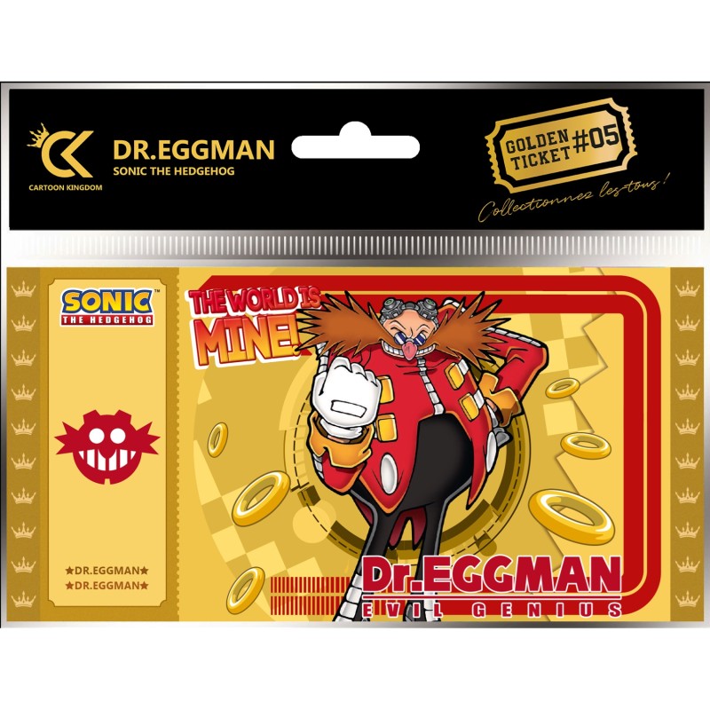 Collector Ticket - Golden Tickets Black Edition - Sonic the Hedgehog - Dr. Eggman
