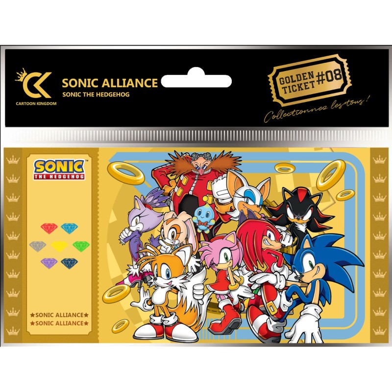 Collector Ticket - Golden Tickets Black Edition - Sonic the Hedgehog - Sonic Alliance