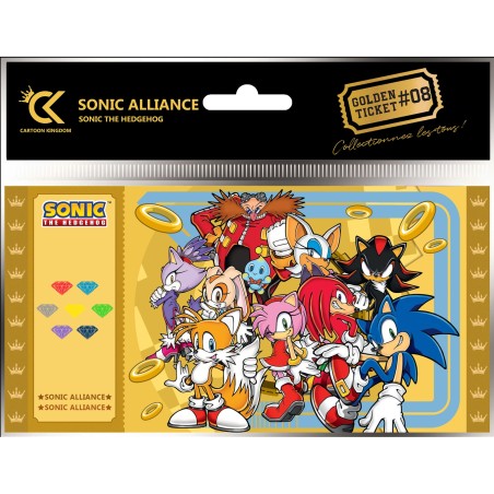 Collector Ticket - Golden Tickets Black Edition - Sonic the Hedgehog - Sonic Alliance