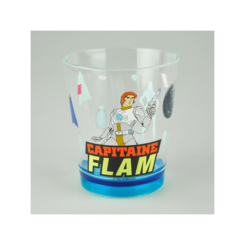 Verre - Capitaine Flam - Curtis Newton Buste