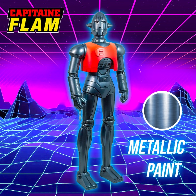 Figurine articulée - Capitaine Flam - Crag Metallic Edition