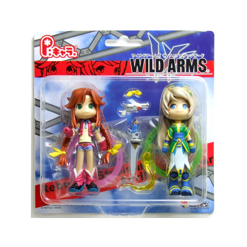 Figurine Statique - Wild Arms - Rebecca Streisand & Avril Vent Fleur