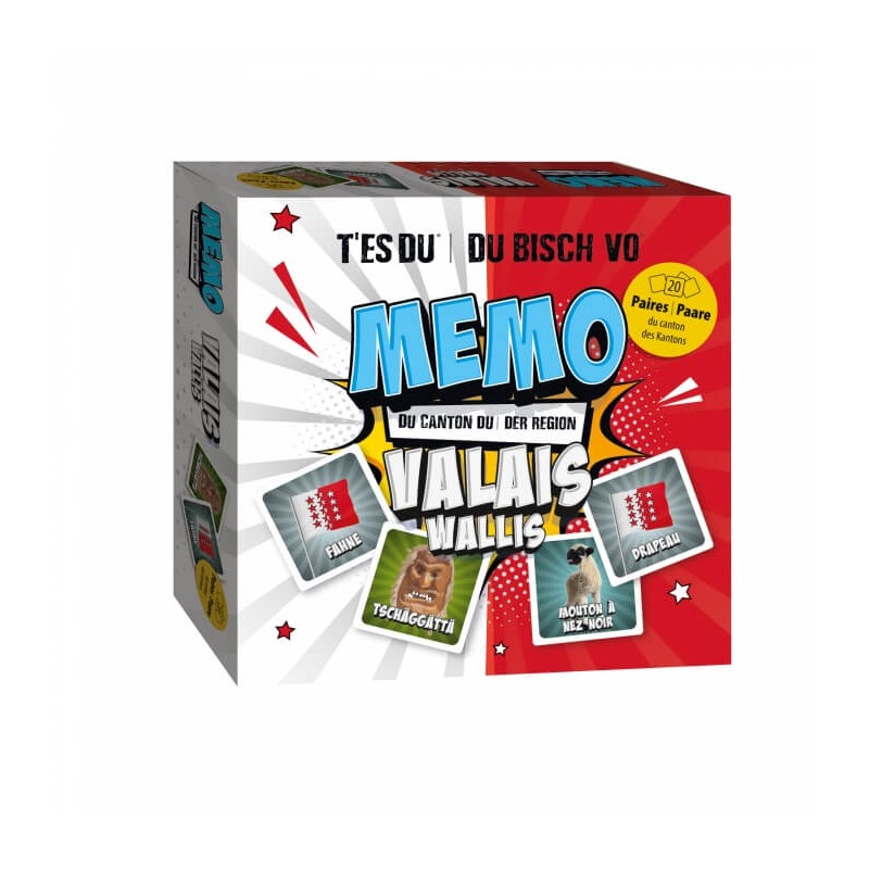 Board Game - You are from..., if - Memo - Canton du Valais