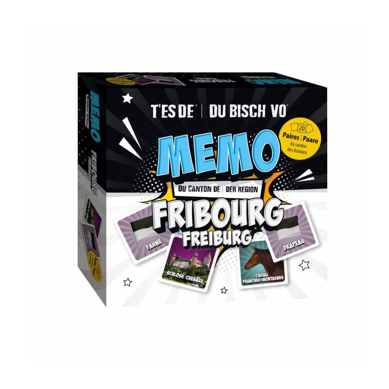 Board Game - You are from..., if - Memo - Canton de Fribourg