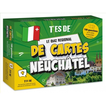 Board Game - You are from..., if - T'es de Neuchâtel (100 cartes de questions)