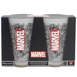 Glass - Set of 2 - Marvel - Heroes