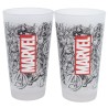 Glass - Set of 2 - Marvel - Heroes