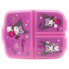 Lunch Box - Multi-compartment - Sanrio - Cherry & Spoon - Kuromi