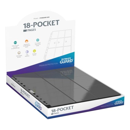 Portfolio - Side-Loading - 18-Pocket Pages (50ct) - Noir