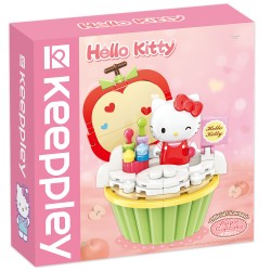 Construction kit - Sanrio - Apple Cupcake - Kitty White