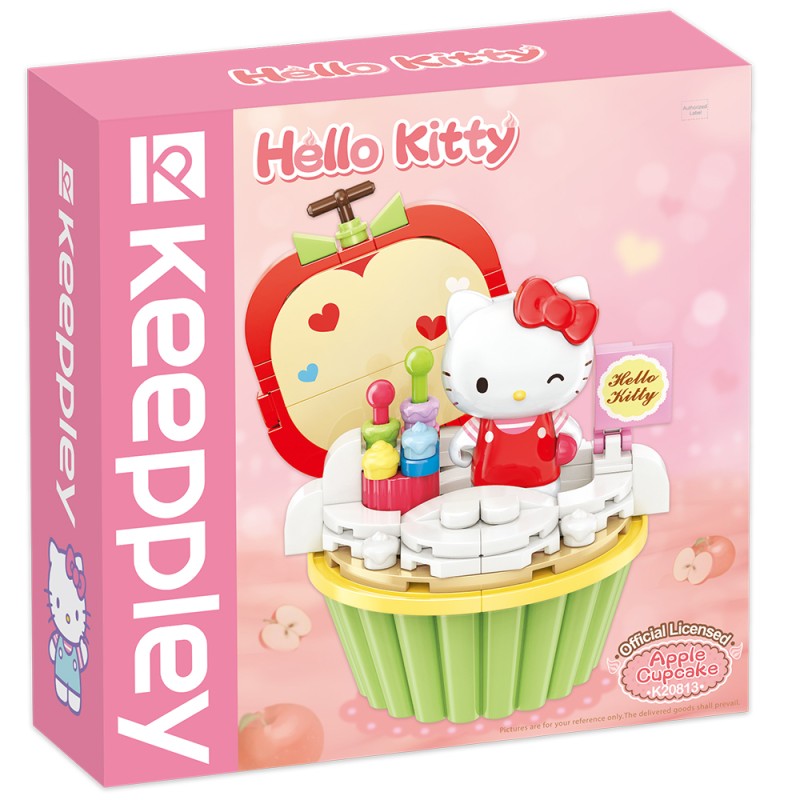Construction kit - Sanrio - Apple Cupcake - Kitty White