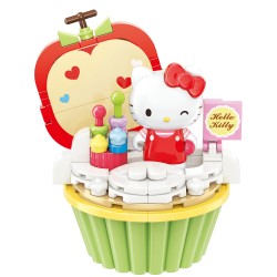 Construction kit - Sanrio - Apple Cupcake - Kitty White