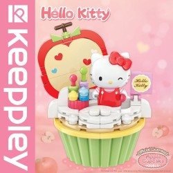 Construction kit - Sanrio - Apple Cupcake - Kitty White
