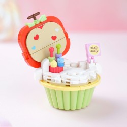 Construction kit - Sanrio - Apple Cupcake - Kitty White