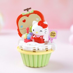 Construction kit - Sanrio - Apple Cupcake - Kitty White