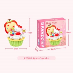 Construction kit - Sanrio - Apple Cupcake - Kitty White