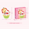 Construction kit - Sanrio - Apple Cupcake - Kitty White