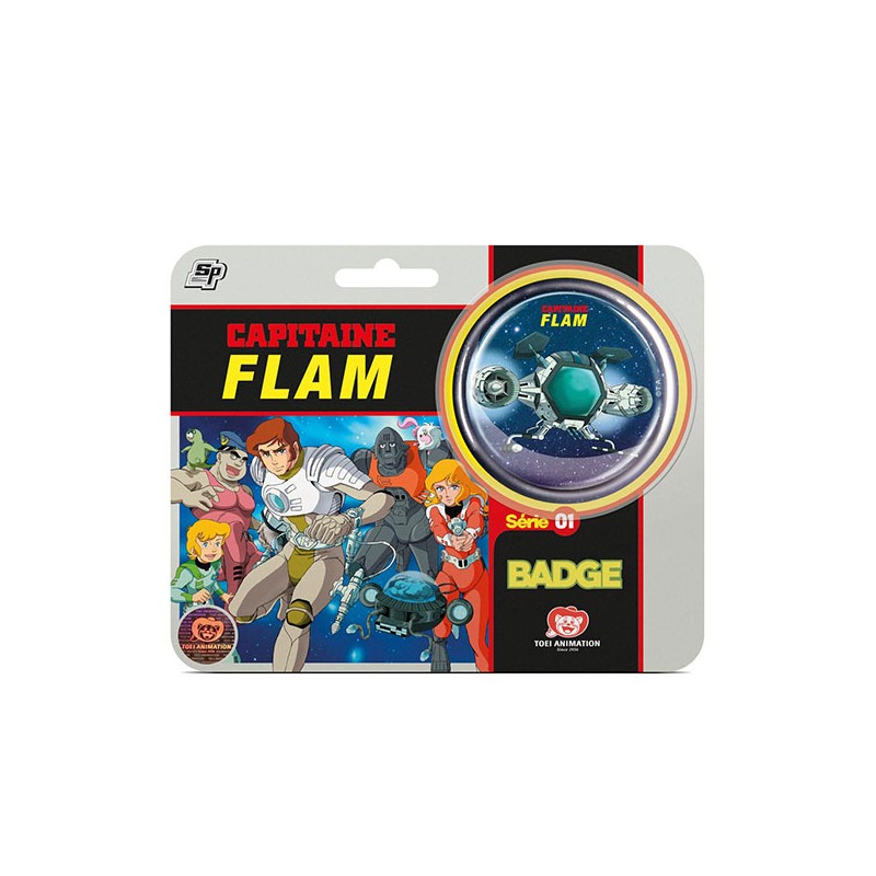 Badge - Capitaine Flam - Cosmolem