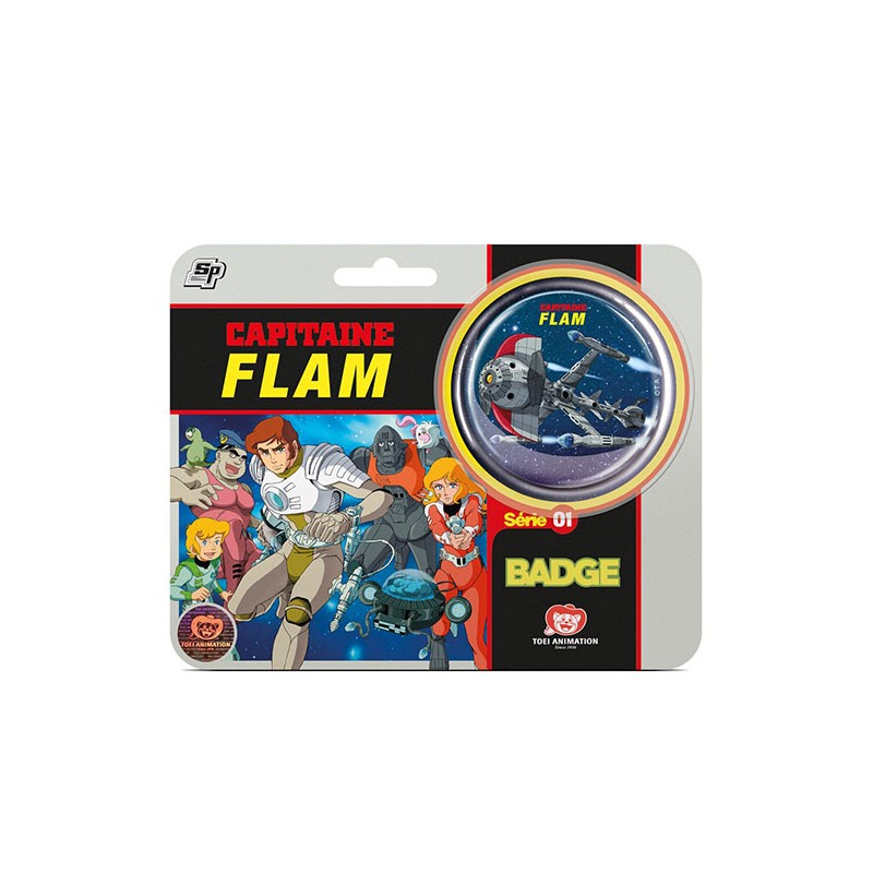 Badge - Capitaine Flam - Cyberlabe