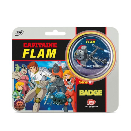 Badge - Capitaine Flam - Cyberlabe