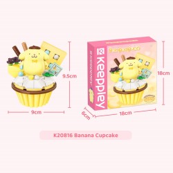 Construction kit - Sanrio - Banana Cupcake - Pompompurin