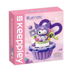 Set de construction - Sanrio - Grape Cupcake - Kuromi