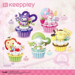 Set de construction - Sanrio - Grape Cupcake - Kuromi
