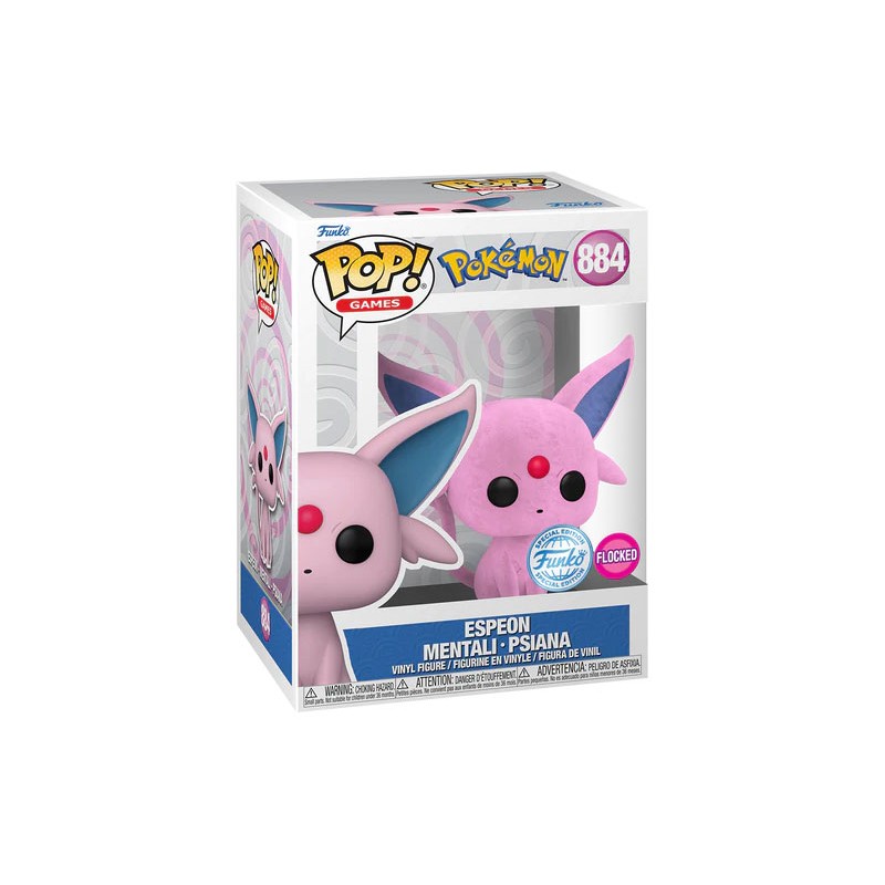 POP - Games - Pokemon - 884 - Special Edition - Flocked - Espeon