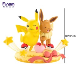 Static Figure - Prime Figure - Pokemon - Pikachu & Eevee - Glaceon