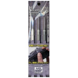 Marqueur pour maquettes - Liner Snow Set - Mr. Weathering