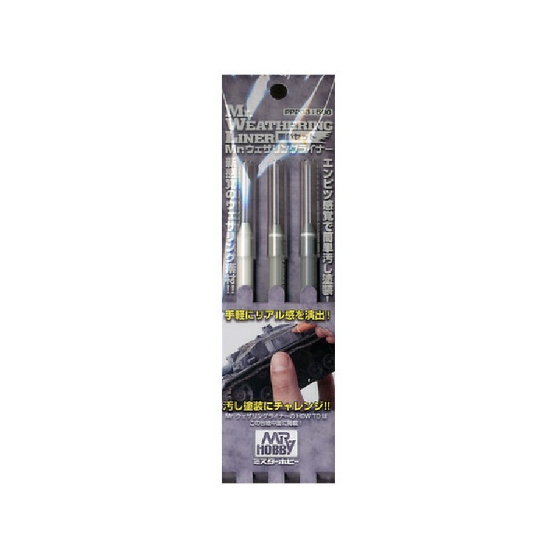 Model marker - Liner Snow Set - Mr. Weathering