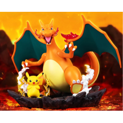 Static Figure - Prime Figure - Pokemon - Pikachu & Charizard