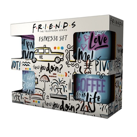 Mug - Espresso cups - Friends - Doodle