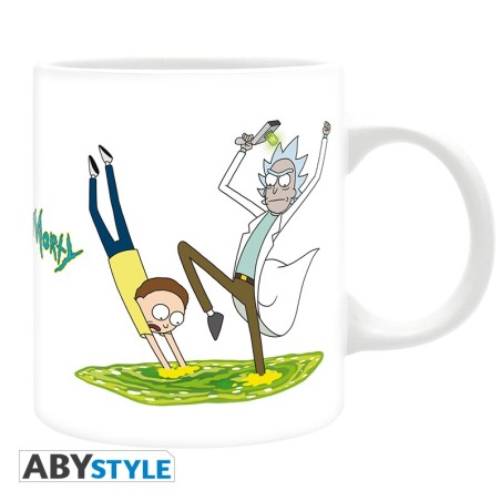 Mug - Subli - Rick & Morty - Portal 2