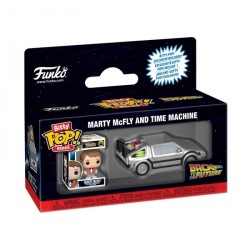 POP - Bitty - Retour vers le Futur - Marty & Time Machine