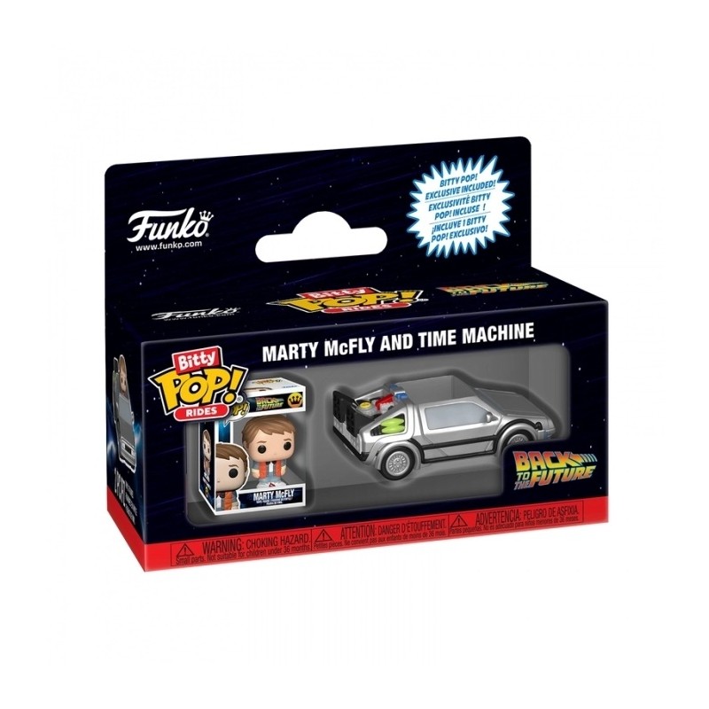 POP - Bitty - Back to the Future - Marty & Time Machine