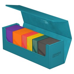 Boîte pour cartes - Arkhive 400+ - XenoSkin - Bleu Pétrole