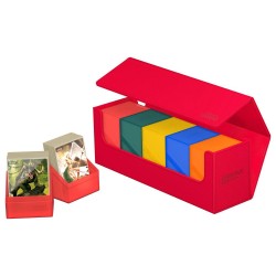 Boîte pour cartes - Arkhive 400+ - XenoSkin - Rouge