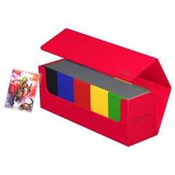 Boîte pour cartes - Arkhive 400+ - XenoSkin - Rouge